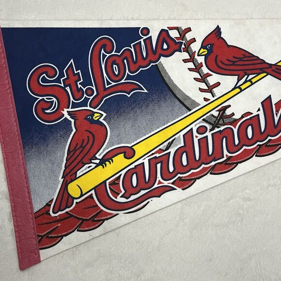St. Louis Cardinals 2002 MLB Baseball Team 30 x 12 Felt Pennant Made In The USA - Picture 2 of 5
